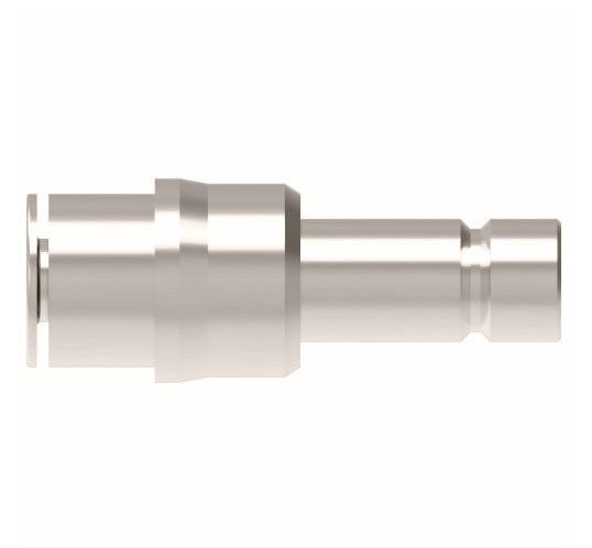 1109X6MX8M by Danfoss | Metric Push to Connect Adapter | Reducer | 6mm Tube OD x 8mm Tube OD | Nickel Plated Brass