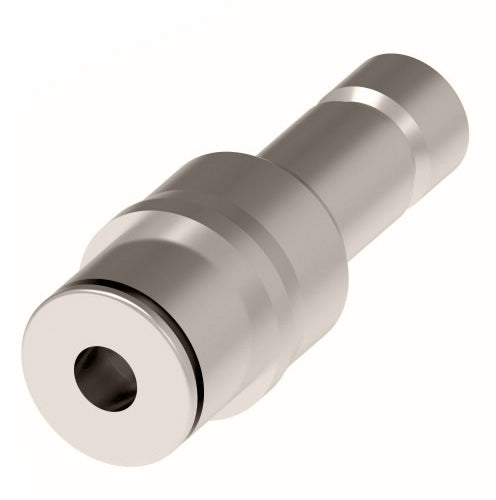 1109X6MX10M by Danfoss | Metric Push to Connect Adapter | Reducer | 6mm Tube OD x 10mm Tube OD | Nickel Plated Brass