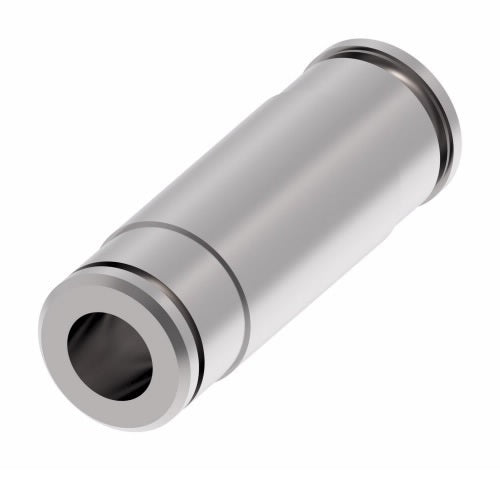 1162X4M by Danfoss | Metric Push to Connect Adapter | Union | 4mm Tube OD | Nickel Plated Brass
