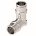 1165X12M by Danfoss | Metric Push to Connect Adapter | Union 90° Elbow | 12mm Tube OD x 12mm Tube OD | Nickel Plated Brass