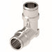 1165X8M by Danfoss | Metric Push to Connect Adapter | Union 90° Elbow | 8mm Tube OD x 8mm Tube OD | Nickel Plated Brass