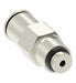 1168PX2 by Danfoss | Push to Connect Plus Adapter | Male Connector | 1/8" Tube OD x 1/8" Male Pipe | Nickel Plated Brass