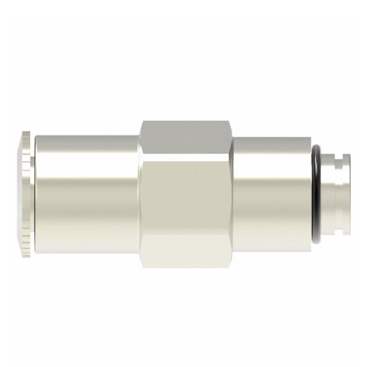 1168PX2 by Danfoss | Push to Connect Plus Adapter | Male Connector | 1/8" Tube OD x 1/8" Male Pipe | Nickel Plated Brass