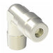 1169x4 by Danfoss | Push to Connect Adapter | Male 90° Elbow | 1/4" Tube OD x 1/8" Male NPTF | Nickel Plated Brass