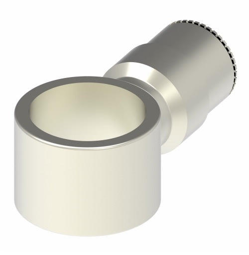 1181X4X2 by Danfoss | Push to Connect Adapter | Banjo | 1/4" Tube OD | Nickel Plated Brass