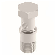 1184X1X2 by Danfoss | Push to Connect Adapter | Stud Manifold | 1/8" Male Pipe | Nickel Plated Brass