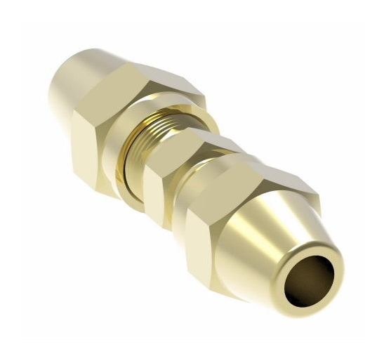 1362X4 by Danfoss | Air Brake Adapter for Copper Tubing | Union | 1/4" Tube OD x 1/4" Tube OD | Brass