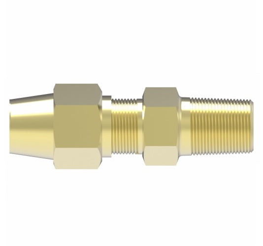 1368X6X2Z by Danfoss | Air Brake Adapter for Copper Tubing | Male Connector (with Sealant) | 3/8" Tube OD x 1/8" Male Pipe | Brass