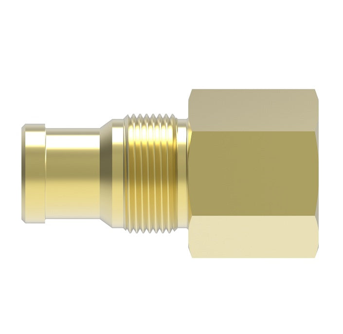 1444 by Danfoss | Ford Power Steering Adapter | 5/8-18 Female UNF x 11/16-18 Male UNF | Brass