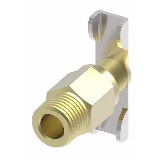 145Z by Danfoss | Air Brake Adapter for Copper Tubing | External Seat Draincock (with Sealant) | 1/4" Male Pipe | Brass