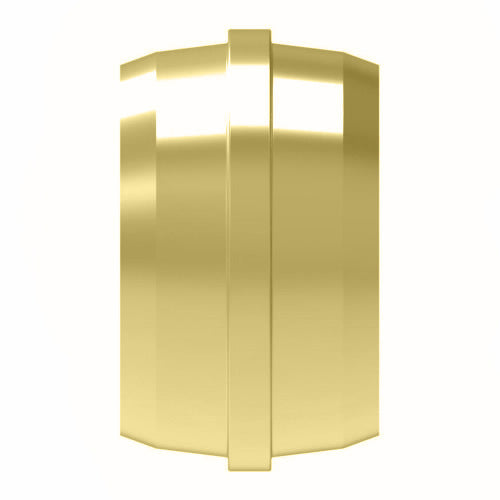 1460X4 by Danfoss | Air Brake Adapter for Nylon Tubing | Sleeve | 1/4" Tube OD | Brass