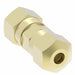 1462X4 by Danfoss | Air Brake Adapter for Nylon Tubing | Union | 1/4" Tube OD x 1/4" Tube OD | Brass