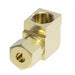 1470X4 by Danfoss | Air Brake Adapter for Nylon Tubing | Female Connector 90° Elbow | 1/4" Tube OD x 1/8" Female Pipe | Brass