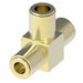 1864X6 by Danfoss | Quick Connect Air Brake Adapter | Union Tee | 3/8" Tube OD x 3/8" Tube OD x 3/8" Tube OD | Brass