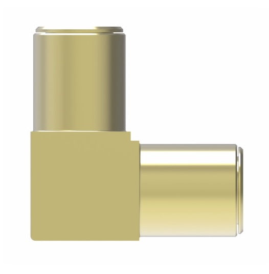 1865X8 by Danfoss | Quick Connect Air Brake Adapter | Union 90° Elbow | 1/2" Tube OD x 1/2" Tube OD | Brass