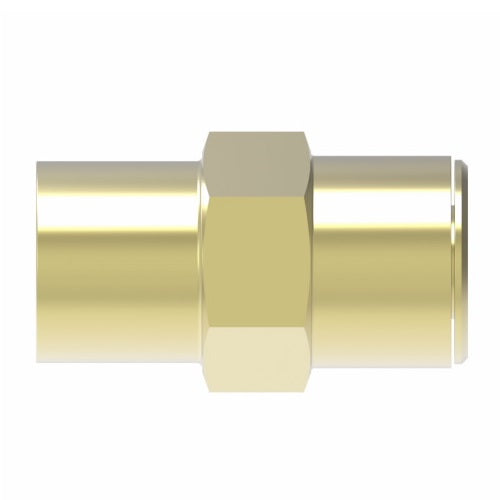 1866X6X2 by Danfoss | Quick Connect Air Brake Adapter | Female Connector | 3/8" Tube OD x 1/8" Female NPTF | Brass