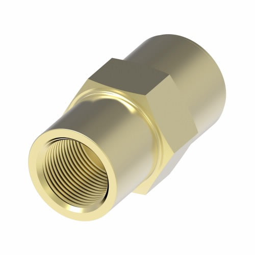1866X6X2 by Danfoss | Quick Connect Air Brake Adapter | Female Connector | 3/8" Tube OD x 1/8" Female NPTF | Brass