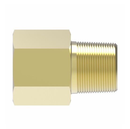 3200X8X6 by Danfoss | Pipe Adapter | 1/2" Female Pipe x 3/8" Male Pipe | Brass