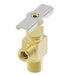 320 by Danfoss | Needle Valve | SAE 45° Flare Angle | 90° Elbow | 1/4" Male SAE 45° Flare x 1/8" Male NPTF | Brass