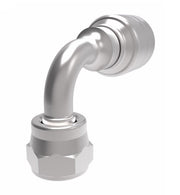 32710E-670 Weatherhead by Danfoss | 327 'E' Series | Female 37° JIC Swivel Tube 90° Elbow Crimp Fitting | -10 Female 37° JIC Swivel x -10 Hose Barb | Steel