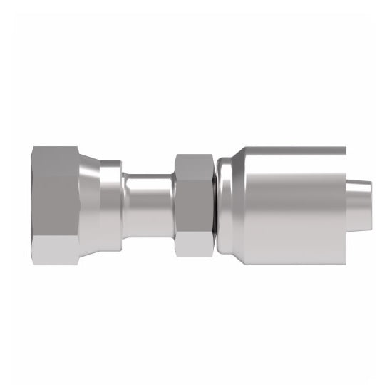 32710E-S70 Weatherhead by Danfoss | 327 'E' Series | Female ORS Crimp Fitting | -10 Female O-Ring Face Seal x -10 Hose Barb | Steel