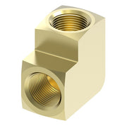3500X8 by Danfoss | Pipe Adapter | 90° Elbow | 1/2" Female NPTF x 1/2" Female NPTF | Brass