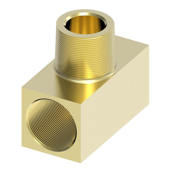 Male Branch Tee 1/2 Male NPT x 1/2 Female NPT Brass Union Tee Pipe C –  compressor-source