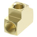 3700X4 by Danfoss | Pipe Adapter | Female Tee | 1/4" Female NPTF x 1/4" Female NPTF x 1/4" Female NPTF | Brass