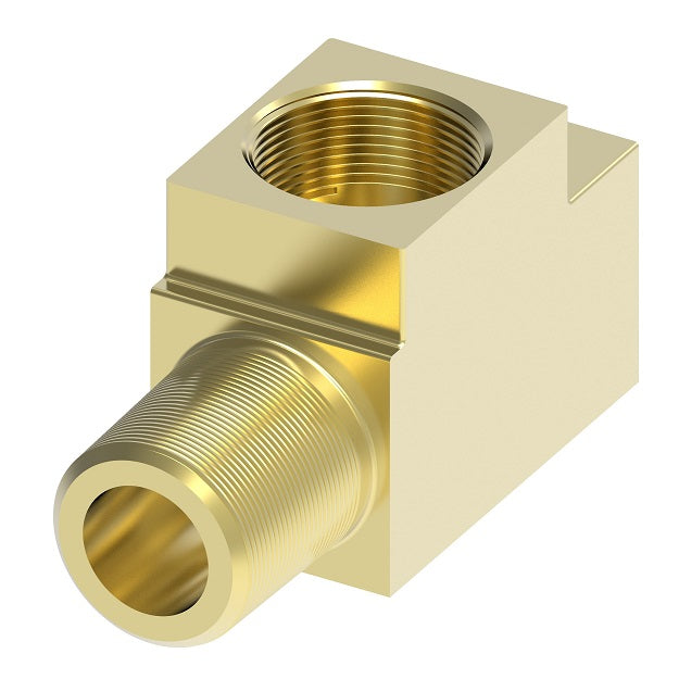 3750X4Z by Danfoss | Pipe Adapter | Male Run Tee (with Sealant) | 1/4" Female NPTF x 1/4" Male NPTF x 1/4" Female NPTF | Brass