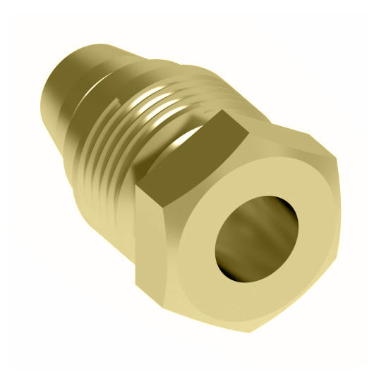 59X4 by Danfoss | Ford Nut Adapter | 1/4" Tube OD | Brass
