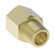 6200X3 by Danfoss | Threaded Sleeve Adapter | Male Connector | 3/16" Tube OD x 1/8" Male Pipe | Brass