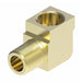 6400X2X21 by Danfoss | Threaded Sleeve Adapter | Male Connector 90° Elbow | 1/8" Tube OD x 1/4-28 Male Pipe | Brass