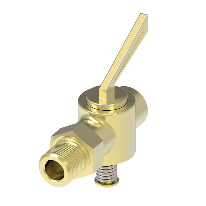 6893 by Danfoss | Ground Plug Drain | 3/8" Male MPT | Brass