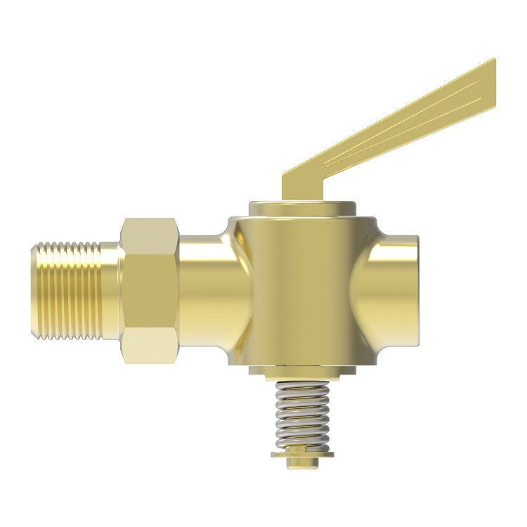 6893 by Danfoss | Ground Plug Drain | 3/8" Male MPT | Brass