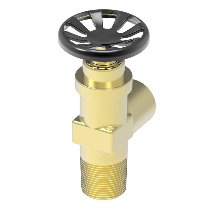 7508 by Danfoss | Truck Valve | 90° Elbow | 1/2" Female NPTF x 1/2" Male NPTF | Brass