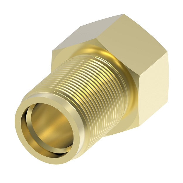 7817 by Danfoss | Hydraulic Brake Dual Master Cylinder Adapter | 5/16" Inverted Male x 3/16" Inverted Female | Brass