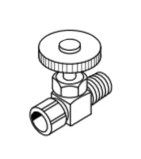 A690P by Danfoss | Needle Valve | Polyline Straightway | 1/4" Tube OD x 1/8" Male NPTF | Brass