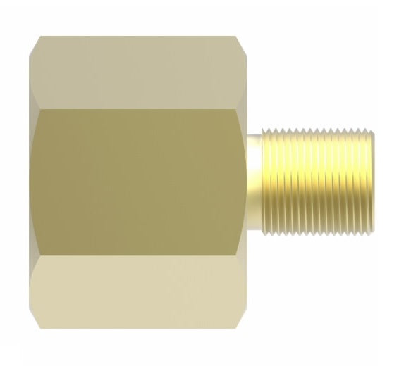 B1366X6X6 by Danfoss | Air Brake Adapter for Copper Tubing | Female Connector (Body Only) | 3/8" Tube OD x 3/8" Female Pipe | Brass