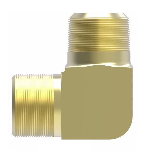 B1369X4X4 by Danfoss | Air Brake Adapter for Copper Tubing | Male Connector 90° Elbow (Body Only) | 1/4" Tube OD x 1/4" Male Pipe | Brass