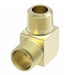 B1369X8X8 by Danfoss | Air Brake Adapter for Copper Tubing | Male Connector 90° Elbow (Body Only) | 1/2" Tube OD x 1/2" Male Pipe | Brass