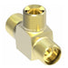 B1371X6 by Danfoss | Air Brake Adapter for Copper Tubing | Male Connector Run Tee (Body Only) | 3/8" Tube OD x 1/4" Tube OD x 3/8" Tube OD | Brass