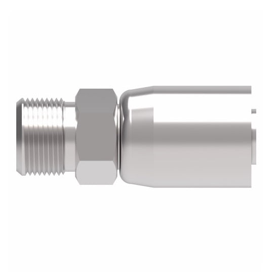 12E-Y62 Weatherhead by Danfoss | Everflex E Series | Air Brake Connection (Tube) Crimp Fitting | -12 Male NPTF x -12 Hose Barb | Steel