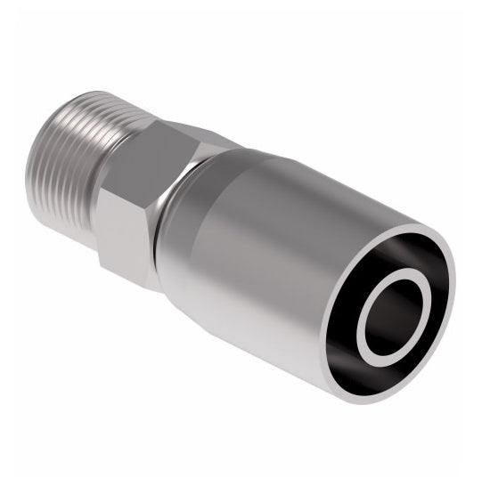 12E-Y62 Weatherhead by Danfoss | Everflex E Series | Air Brake Connection (Tube) Crimp Fitting | -12 Male NPTF x -12 Hose Barb | Steel