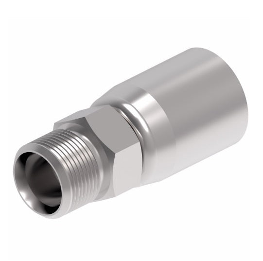 12E-Y62 Weatherhead by Danfoss | Everflex E Series | Air Brake Connection (Tube) Crimp Fitting | -12 Male NPTF x -12 Hose Barb | Steel