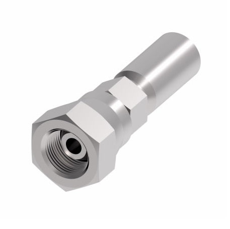 04E-354 Weatherhead by Danfoss | Everflex E Series | Female BSPP 60° Cone Swivel Crimp Fitting | -04 Female BSPP 60° Cone Swivel x -04 Hose Barb | Steel