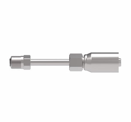 06E-B05 Weatherhead by Danfoss | Everflex E Series | Inverted Male Swivel Crimp Fitting | -05 Male Inverted Flare x -06 Hose Barb | Steel