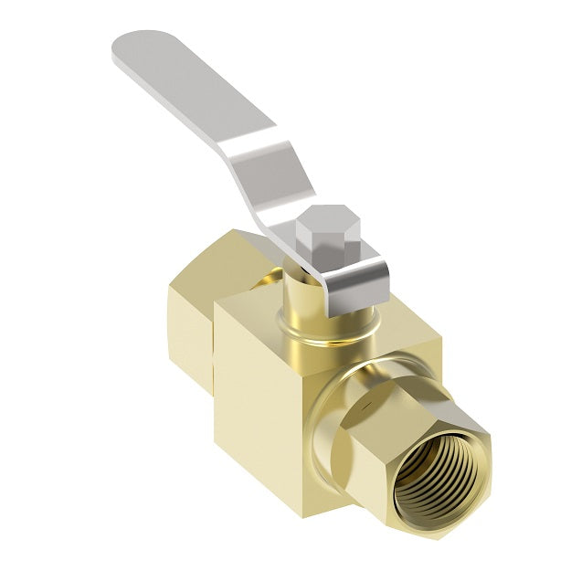 FF90589-20 by Danfoss | Ball Valve | Forged Body | 1-1/4" Female NPTF x 1-1/4" Female NPTF | Brass