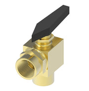 FF90595-06 by Danfoss | Instrumentation 2-Way Ball Valve | 90° Elbow | 3/8" Female NPT x 3/8" Female NPT | Brass