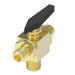 FF90598-08 by Danfoss | Instrumentation 3-Way Ball Valve | Compression | 1/2" Tube OD x 1/2" Tube OD | Brass