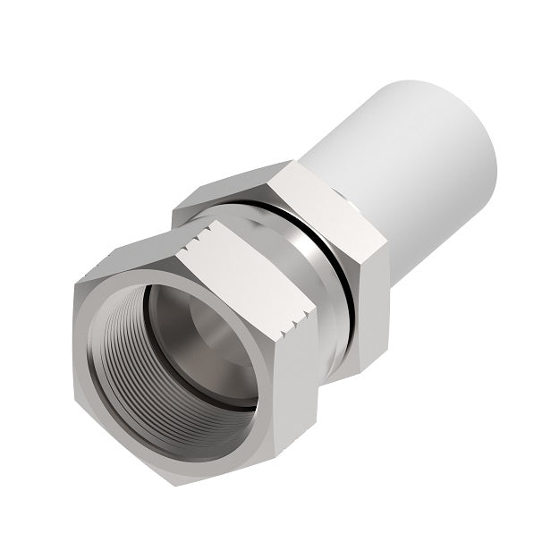 820024-24-316 by Danfoss | Conv-O-Crimp | JIC 37° Swivel Inserts with PTFE Sleeves Installed (Insert Only) | -24 Male Pipe x -24 Hose Barb | 316 Stainless Steel